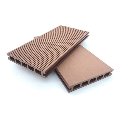 140mm x 25mm Brown Weather Resistant Wood - Plastic Composite Decking for All Seasons