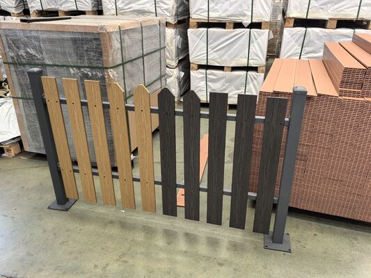 WPC Balcony Waterproof Outdoor Floor End Covering WPC Composite Deck Board End Skirting Decking WPC Deck End