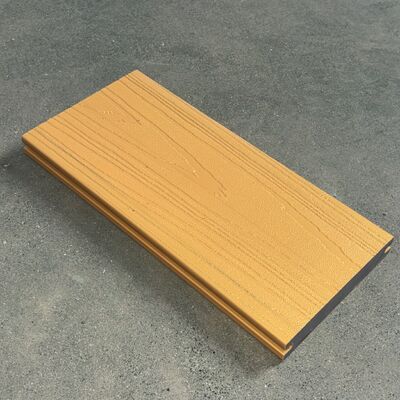 METALLIC WPC PANELS WITH LUXURY PATINA GLIMMER GOLD DECKING