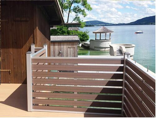 Concealed Fastener WPC Fencing Panel for Modern Home Boundary