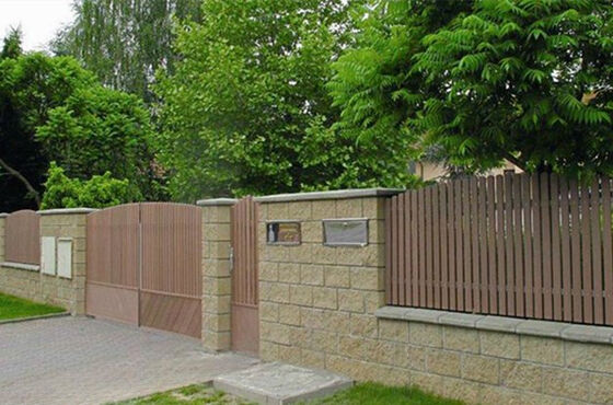 Concealed Fastener WPC Fencing Panel for Modern Home Boundary
