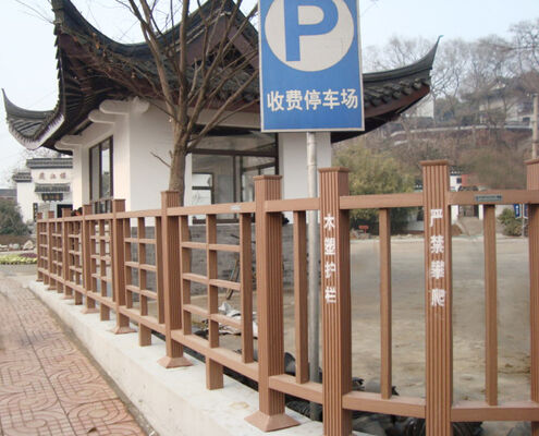 Hot-Selling WPC Wood-Plastic Composite Handrails Safe, Durable, Mothproof and Anticorrosive, High-Quality Railing Posts