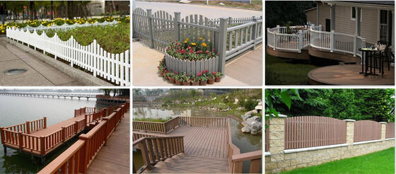 Vertical Slat WPC Fencing UV-Stable for Residential Community