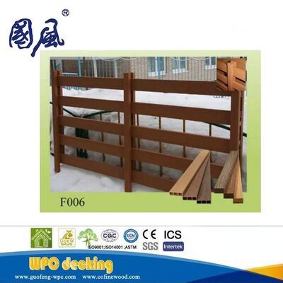 Garden Use Wood Plastic Composite Fencing Rails