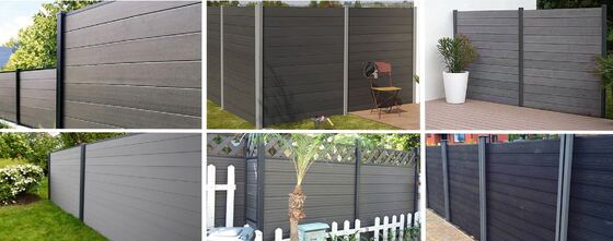                    Weatherproof WPC Fencing Panel Low-Upkeep for Commercial Yard              