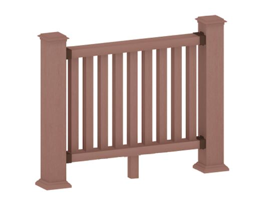                    Eco-Recycled WPC Fencing Anti-Termite for Farm Boundary              