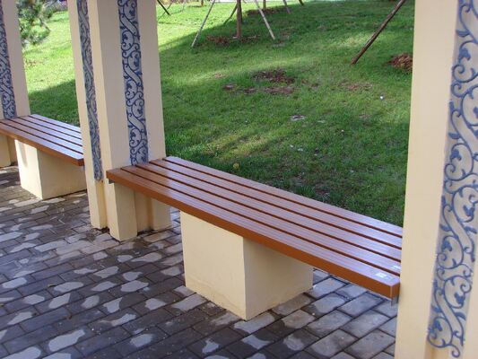                    Long Beer Picnic Dining Outdoor Bench              