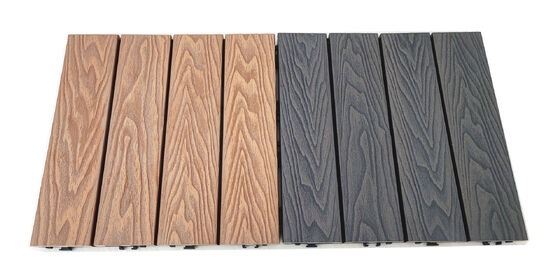 Interlocking WPC Floor Tiles for Patio, Bug Proof, Durable Finish, 10 Year Guarantee