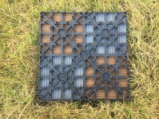 Wholesale DIY WPC Deck Tiles 30*30CM Durable Outdoor Flooring for Residential Use