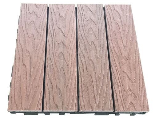 Self Locking WPC Tiles for Garden, No Tools Needed, Bug Resistant