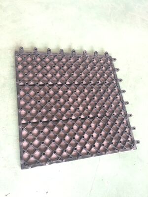 Home Outdoor WPC Deck Tiles 30x30CM Durable DIY Flooring with Natural Wood Look
