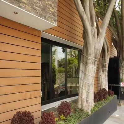 High Quality Waterproof Outdoor Wood Plastic Composite Wall Panels Decoration Siding Co-Extrusion External Cladding Villa
