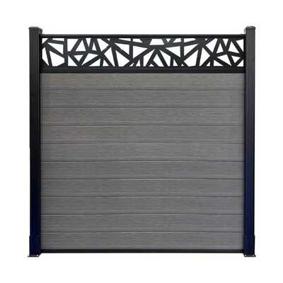 Durable Wood Plastic Composite Wpc Fence Home Garden Fence Panels Better Than Vinyl Pvc Fence