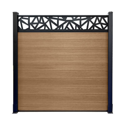 Durable Wood Plastic Composite Wpc Fence Home Garden Fence Panels Better Than Vinyl Pvc Fence