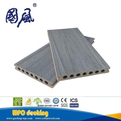 Factory Price New Generation Double Color Co-Extrusion Wood-Plastic Composite Material WPC Decking