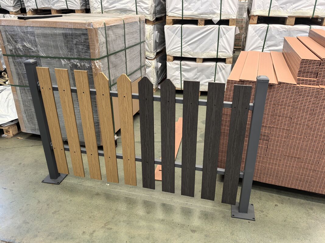 WPC Balcony Waterproof Outdoor Floor End Covering WPC Composite Deck Board End Skirting Decking WPC Deck End