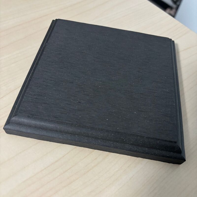 WPC Balcony Waterproof Outdoor Floor End Covering WPC Composite Deck Board End Skirting Decking WPC Deck End