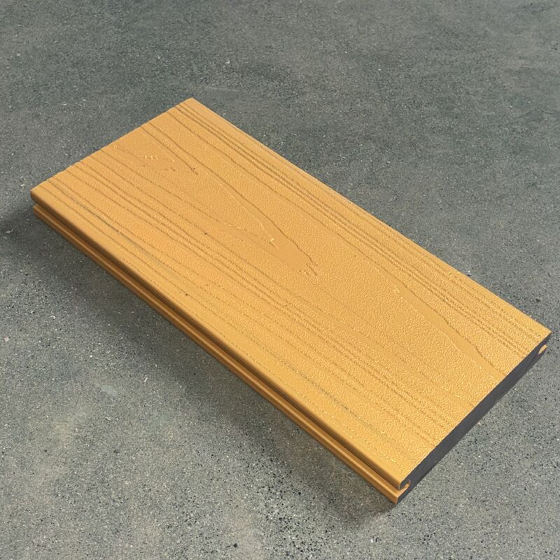 METALLIC WPC PANELS WITH LUXURY PATINA GLIMMER GOLD DECKING